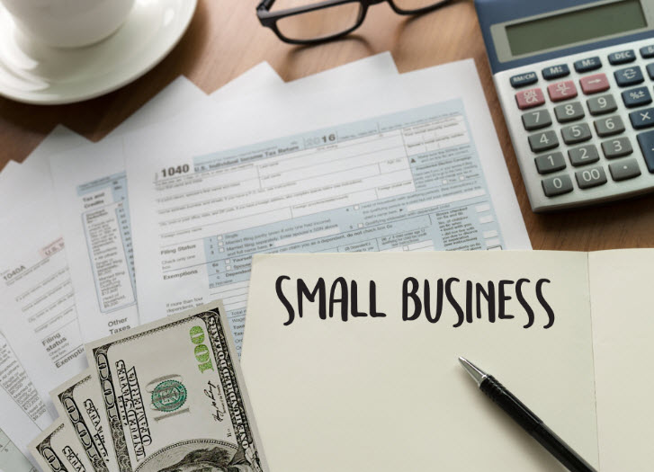 image of small business documents