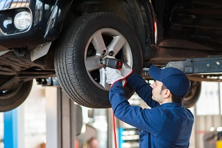 image of mechanic in shop