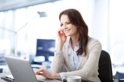 Businesswoman on Smartphone