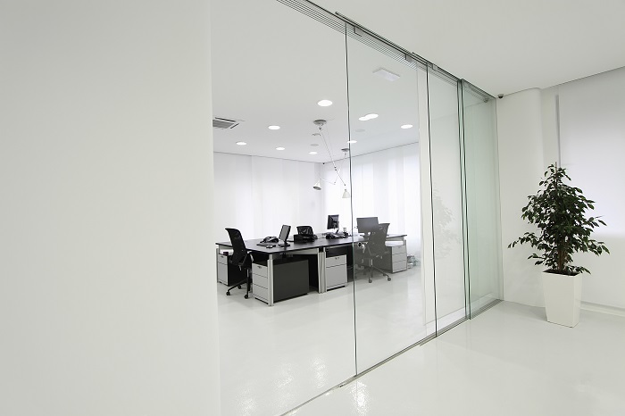 Office With Glass Walls