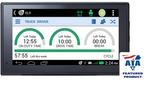 image of ata approved electronic logging device